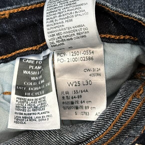 Levi’s 501 Dark Wash Button Fly Denim Jeans - Picture 5 of 6